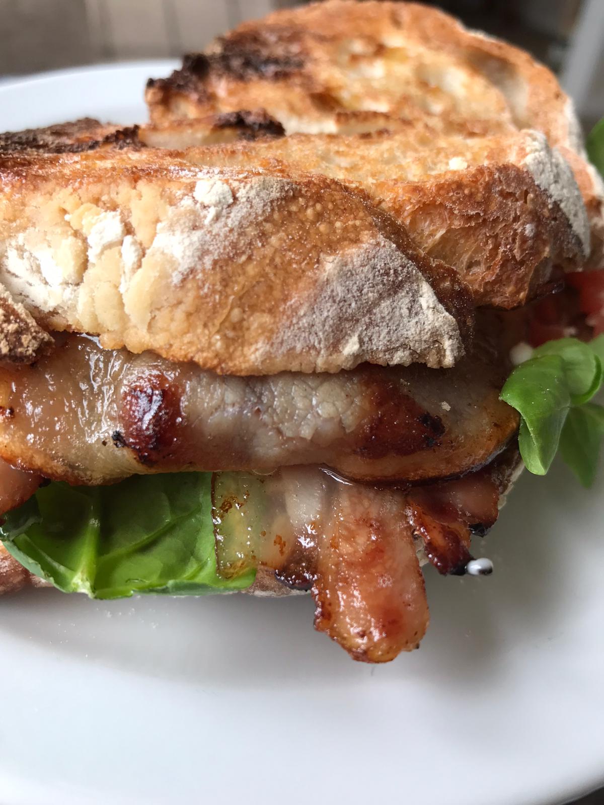 Sourdough bacon sandwich